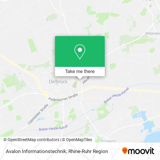 Avalon Informationstechnik map