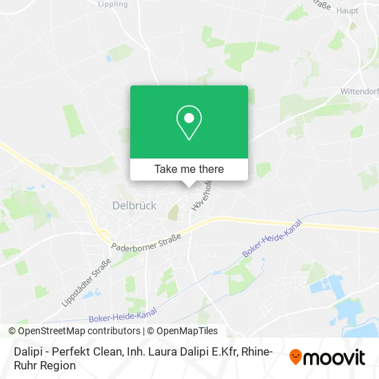 Карта Dalipi - Perfekt Clean, Inh. Laura Dalipi E.Kfr