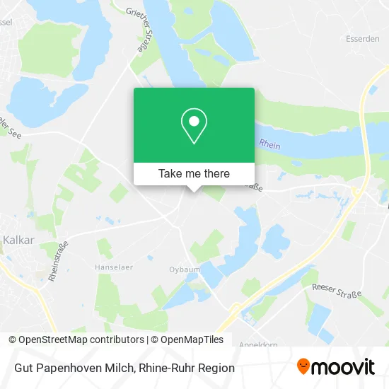 Карта Gut Papenhoven Milch