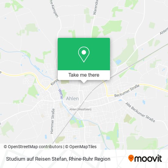 Studium auf Reisen Stefan map