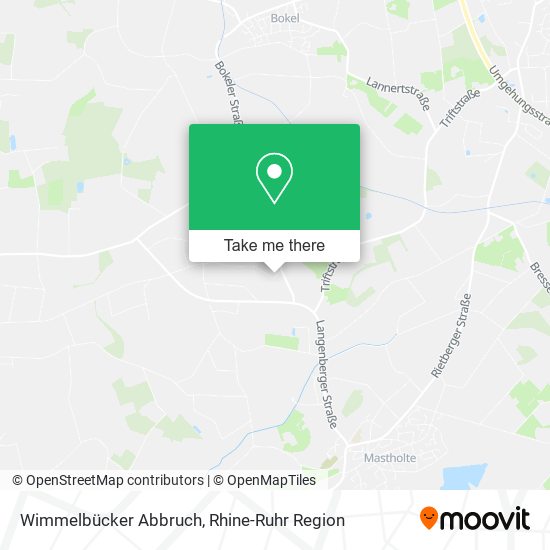 Wimmelbücker Abbruch map