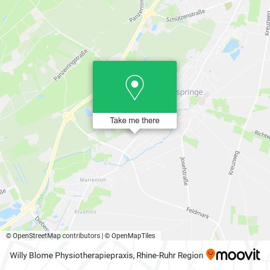 Willy Blome Physiotherapiepraxis map