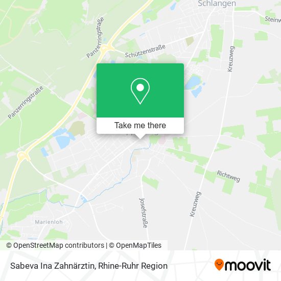 Sabeva Ina Zahnärztin map