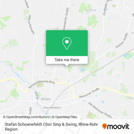 Карта Stefan Schoenefeldt Chor Sing & Swing