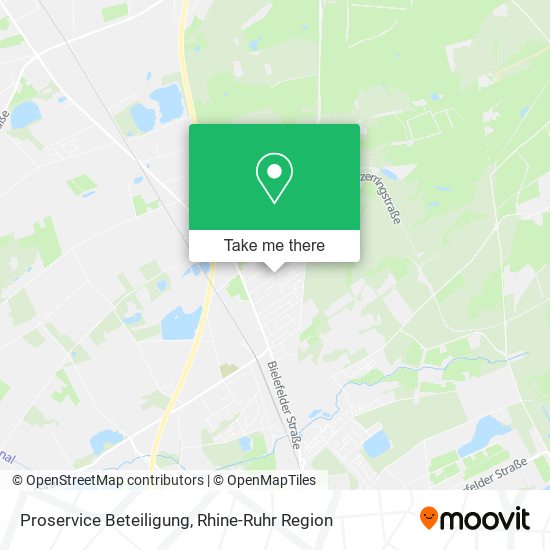 Proservice Beteiligung map