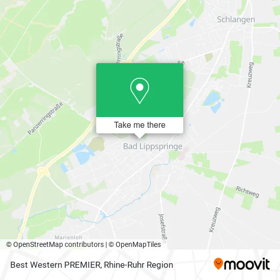 Карта Best Western PREMIER