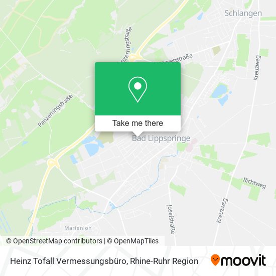 Heinz Tofall Vermessungsbüro map
