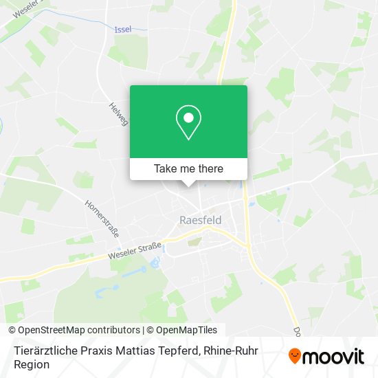 Tierärztliche Praxis Mattias Tepferd map