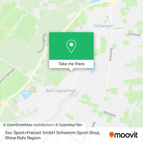Карта Ssc Sport+Freizeit GmbH Schwimm-Sport-Shop