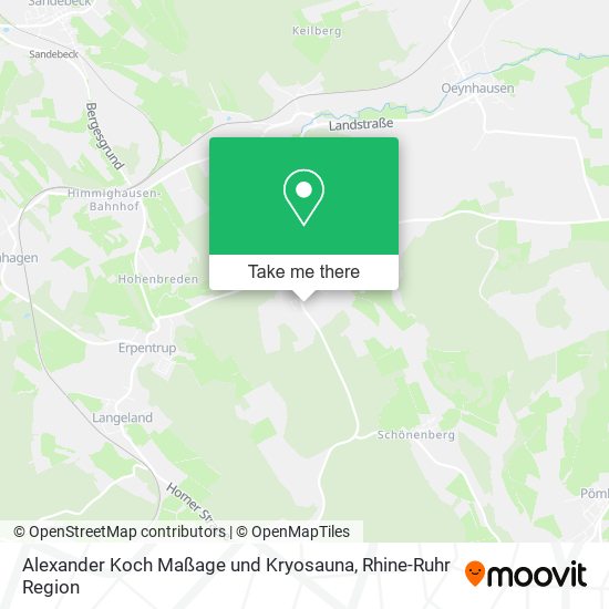 Alexander Koch Maßage und Kryosauna map