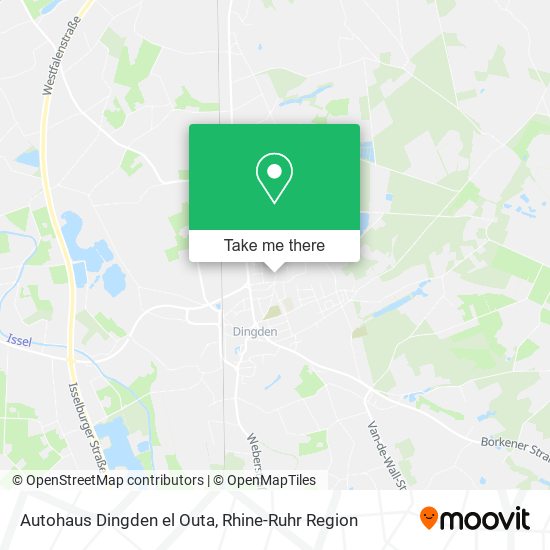 Autohaus Dingden el Outa map