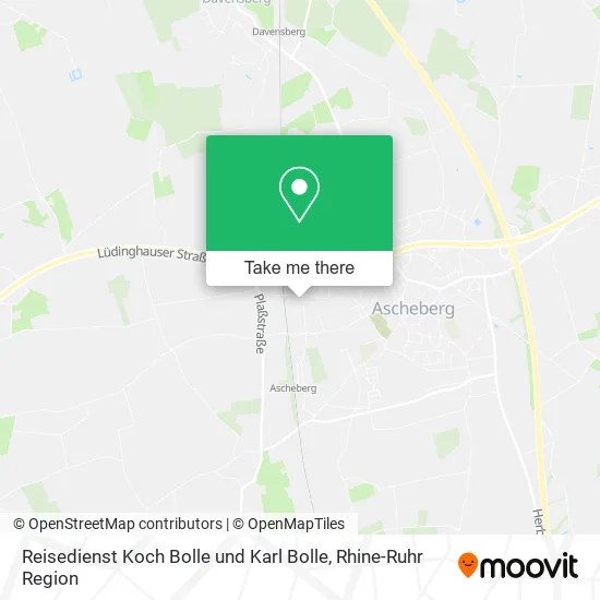 Reisedienst Koch Bolle und Karl Bolle map