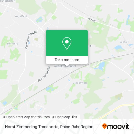 Horst Zimmerling Transporte map