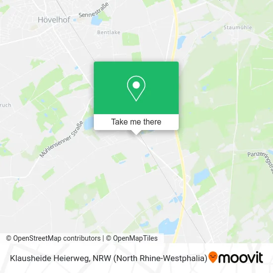 Klausheide Heierweg map