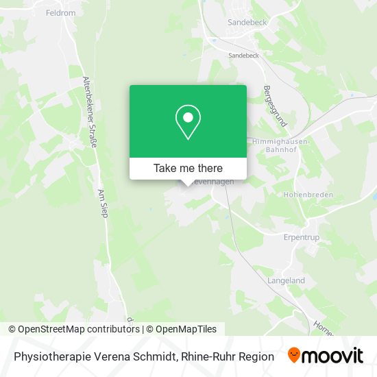 Physiotherapie Verena Schmidt map