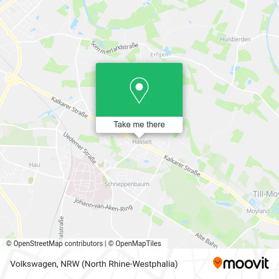 Карта Volkswagen