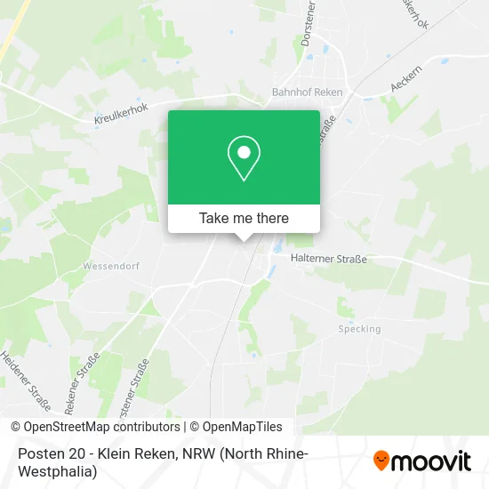 Posten 20 - Klein Reken map