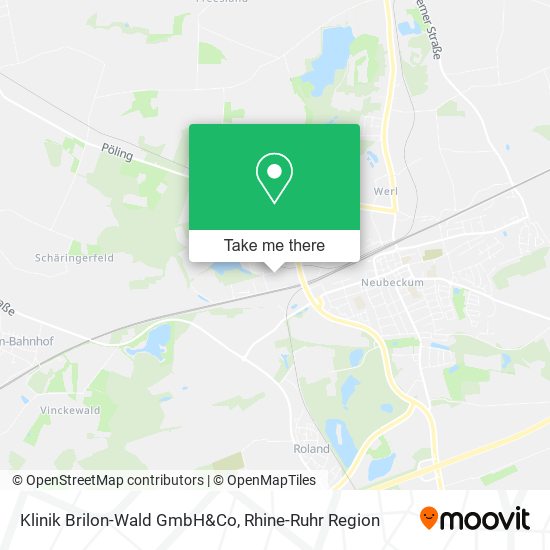 Klinik Brilon-Wald GmbH&Co map