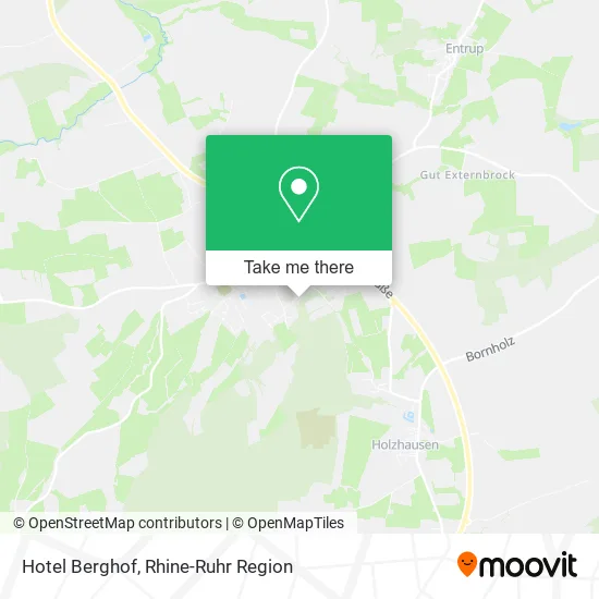 Hotel Berghof map