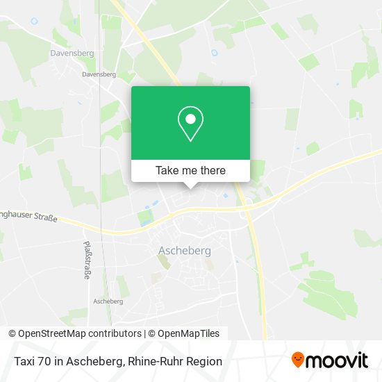 Taxi 70 in Ascheberg map
