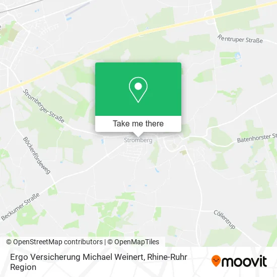 Карта Ergo Versicherung Michael Weinert
