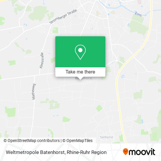 Weltmetropole Batenhorst map