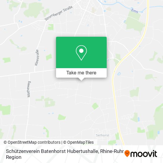 Schützenverein Batenhorst Hubertushalle map