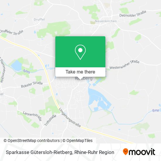 Sparkasse Gütersloh-Rietberg map