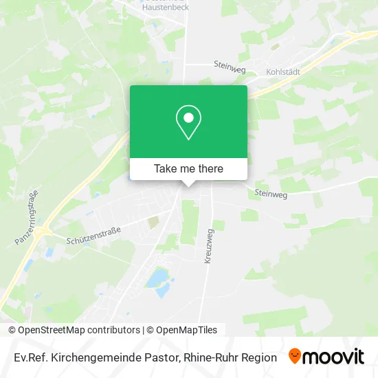 Карта Ev.Ref. Kirchengemeinde Pastor