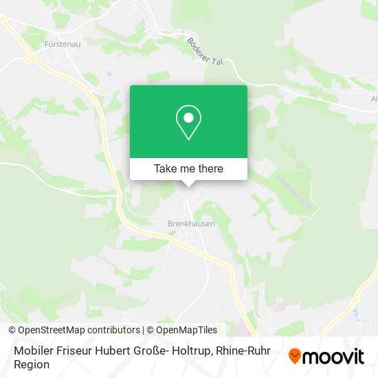 Mobiler Friseur Hubert Große- Holtrup map