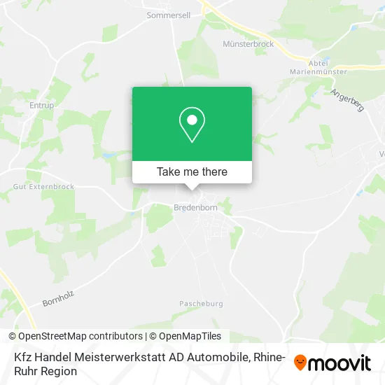 Карта Kfz Handel Meisterwerkstatt AD Automobile