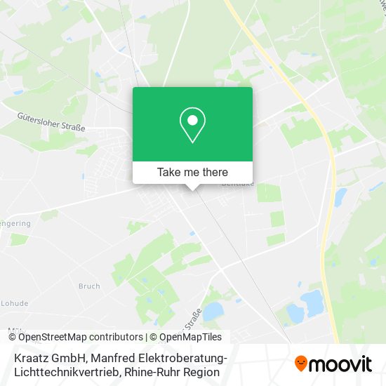 Kraatz GmbH, Manfred Elektroberatung-Lichttechnikvertrieb map