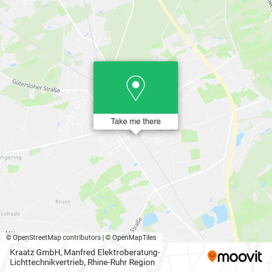Карта Kraatz GmbH, Manfred Elektroberatung-Lichttechnikvertrieb