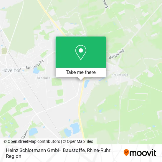 Карта Heinz Schlotmann GmbH Baustoffe