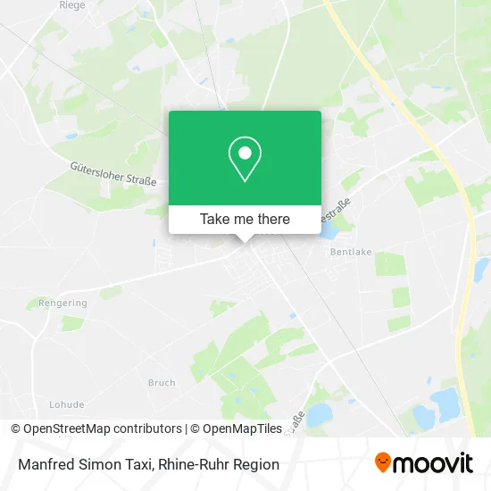 Карта Manfred Simon Taxi