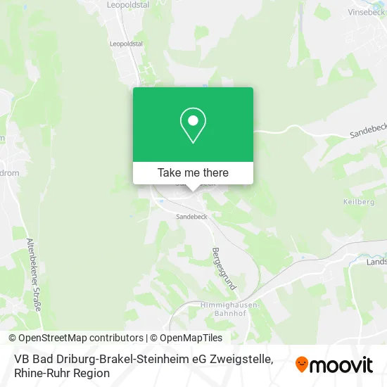 Карта VB Bad Driburg-Brakel-Steinheim eG Zweigstelle