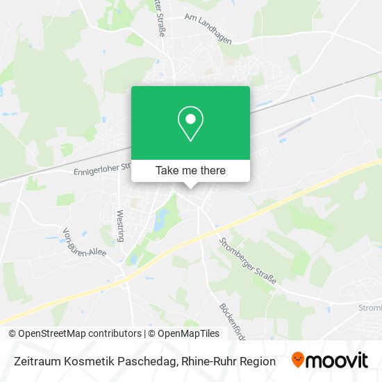 Zeitraum Kosmetik Paschedag map