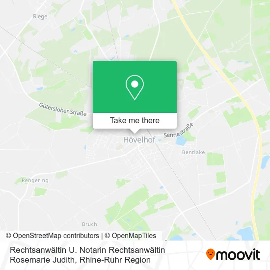 Карта Rechtsanwältin U. Notarin Rechtsanwältin Rosemarie Judith