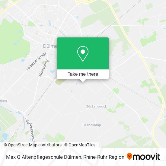 Max Q Altenpflegeschule Dülmen map