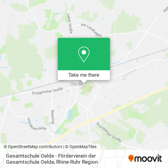 Карта Gesamtschule Oelde - Förderverein der Gesamtschule Oelde
