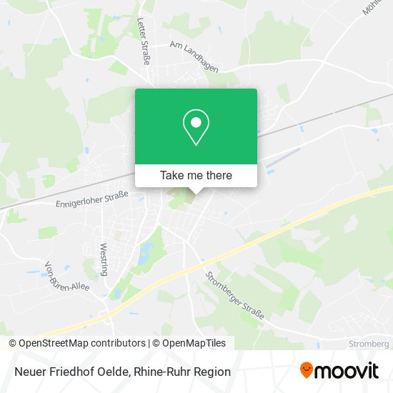 Neuer Friedhof Oelde map