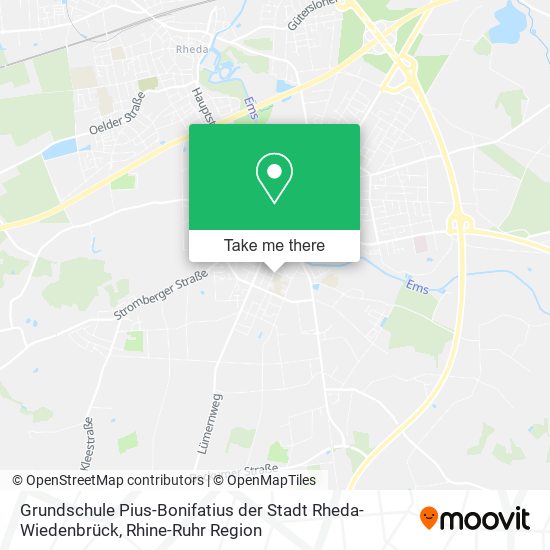 Grundschule Pius-Bonifatius der Stadt Rheda-Wiedenbrück map