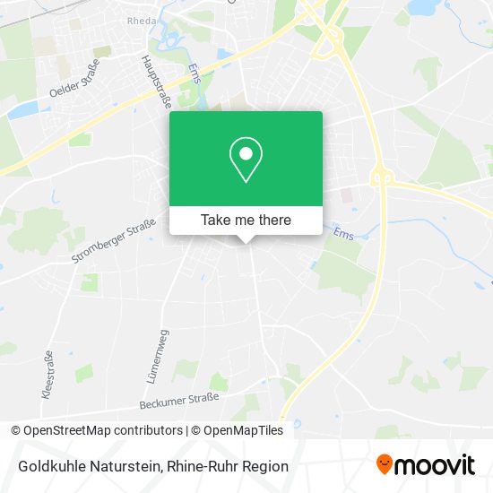 Goldkuhle Naturstein map