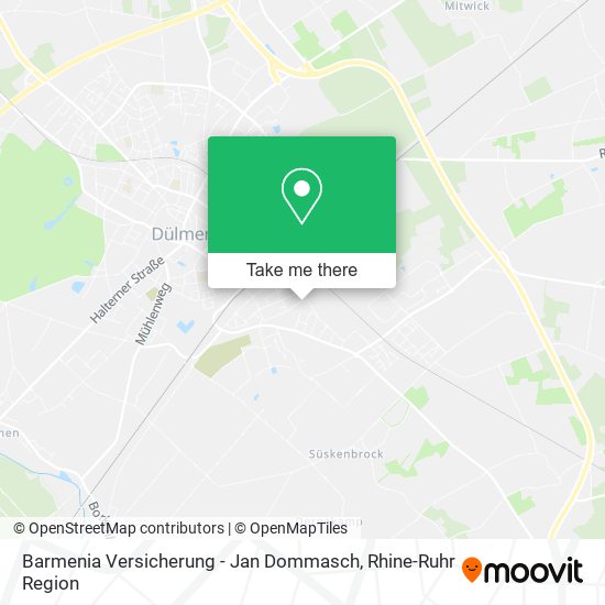 Barmenia Versicherung - Jan Dommasch map