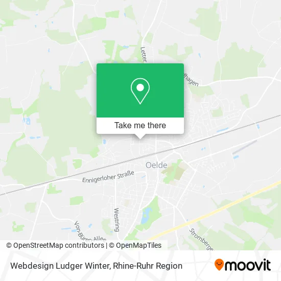 Карта Webdesign Ludger Winter