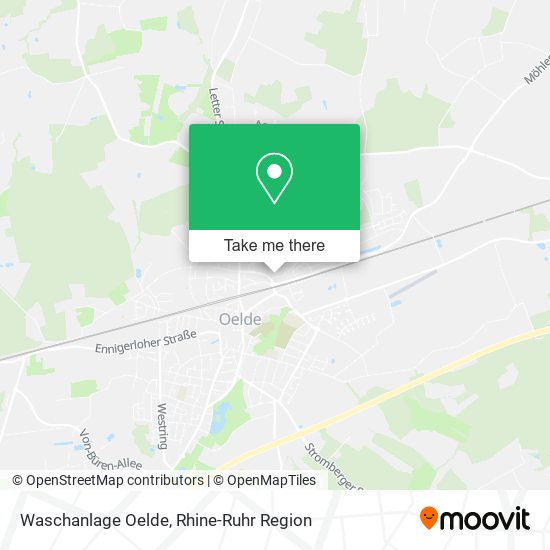 Waschanlage Oelde map