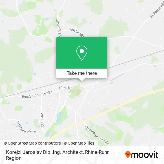 Карта Korejzl Jaroslav Dipl.Ing. Architekt