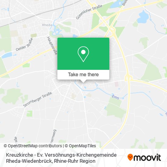 Kreuzkirche - Ev. Versöhnungs-Kirchengemeinde Rheda-Wiedenbrück map