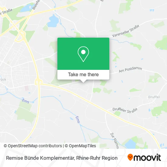 Карта Remise Bünde Komplementär