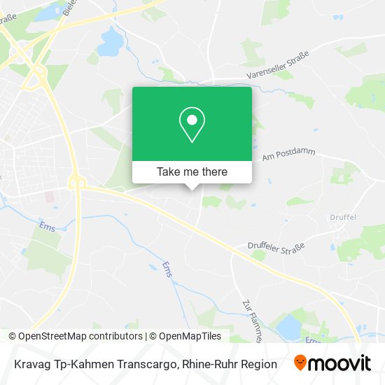 Kravag Tp-Kahmen Transcargo map
